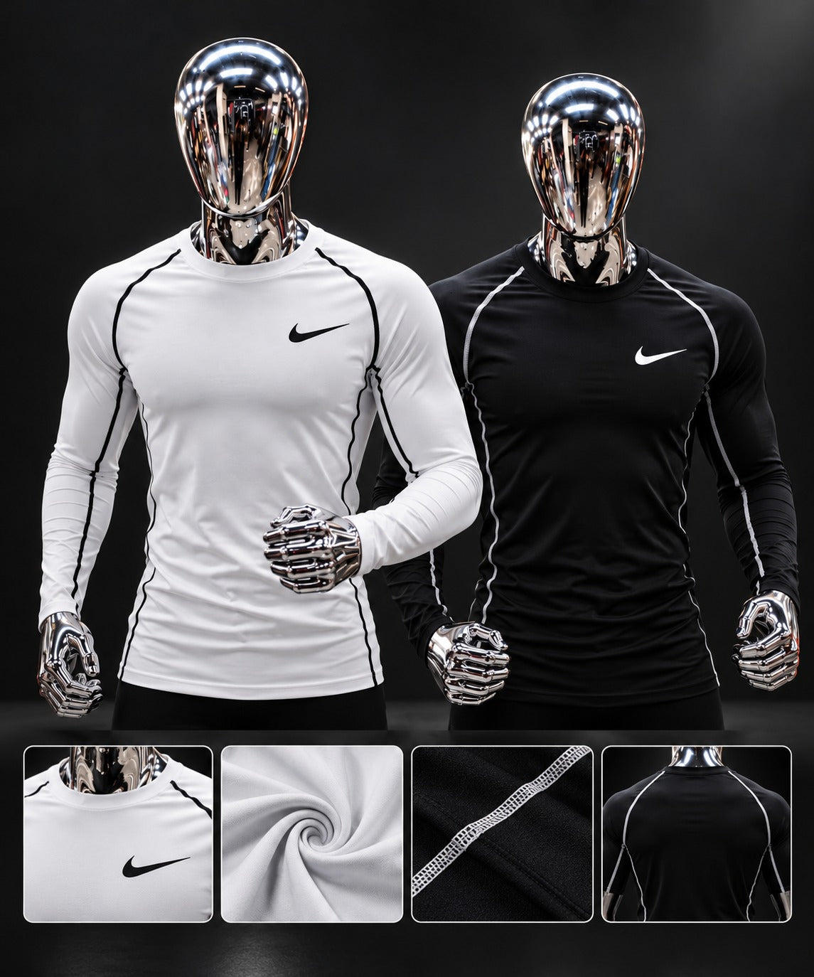 CAMISETA DRY FIT MANGA LARGA