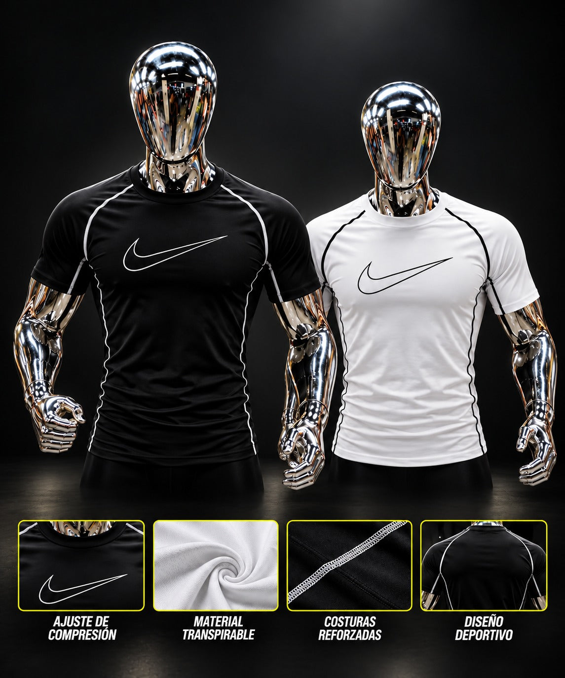 CAMISETA DRI FIT MANGA CORTA