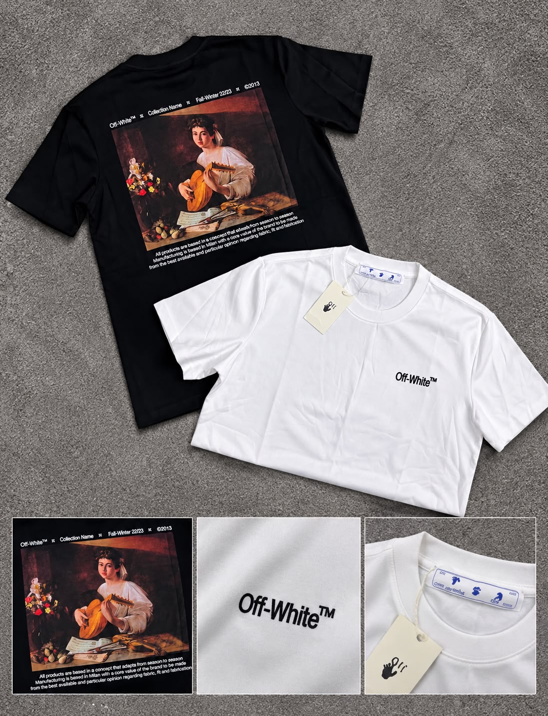 Off-White Caravaggio Lute Slim Tee